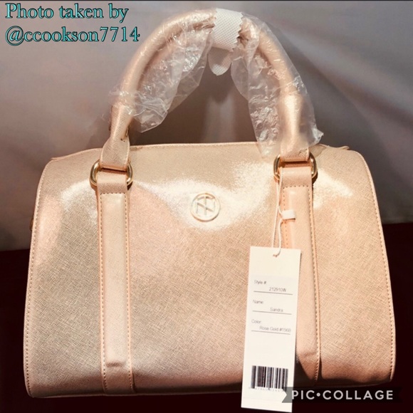 Boutique- Tracy Negoshian rose gold Sandra handbag - Picture 1 of 7